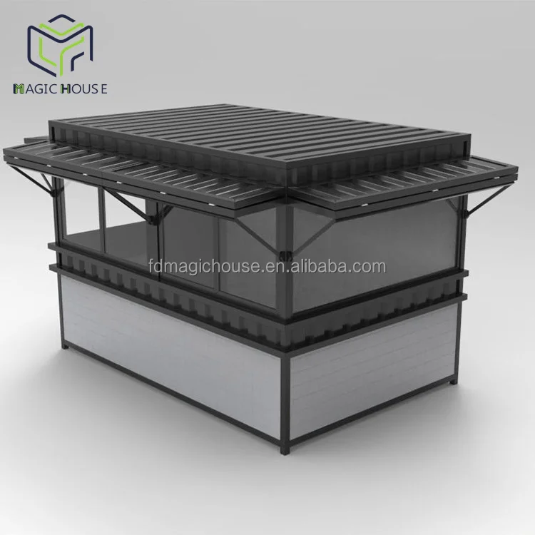 Magic House Container Kiosk Design Shipping Container Restaurant for Sale