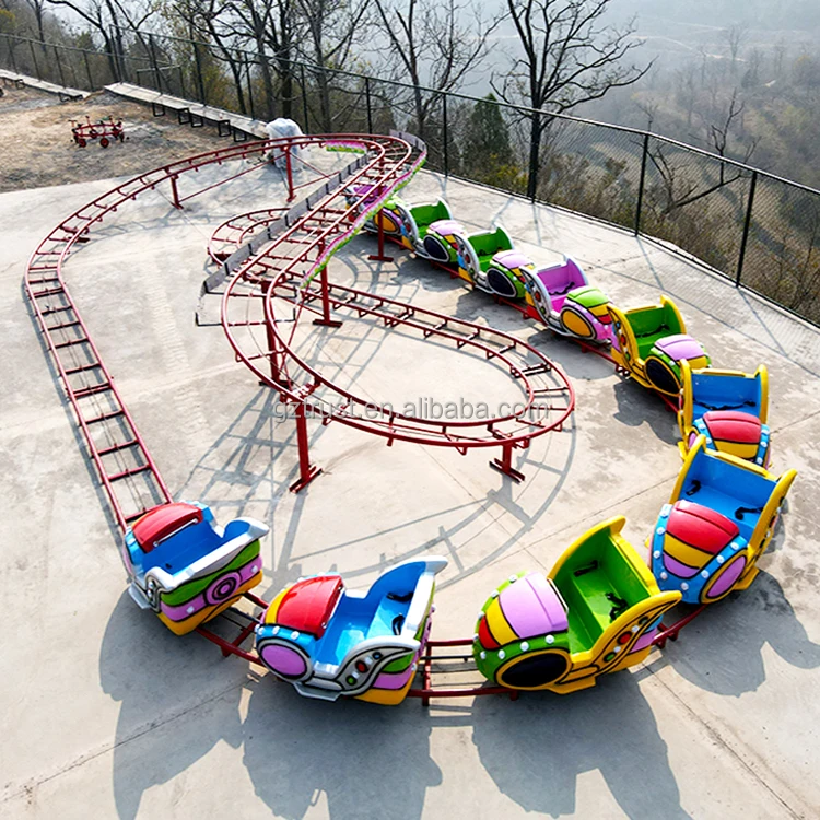 Amusement Park Kids Mini Roller Coaster Backyard Space Shuttle Rides ...