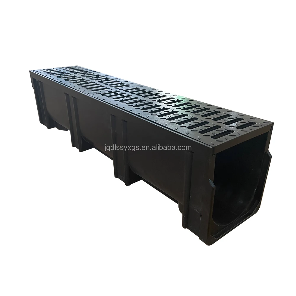 SMC GRP FRP Drain Channel with Linear Grating Cover