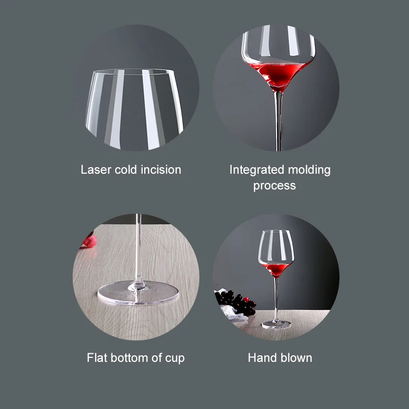 Premium Wedding Stemmed Wholesale Beautiful Designer Handcraft Long Stem Hand Blown Customized Red Wine Glasses