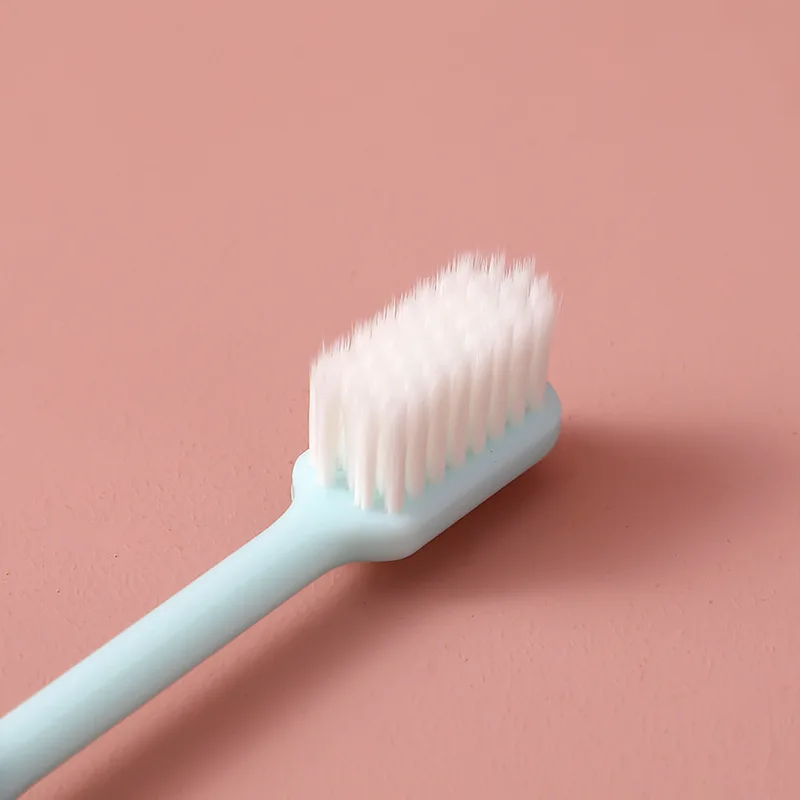 Cartoon Design 3Pcs Adult Toothbrush Set Safe Soft Nylon Bristles with PP Handle & Tongue Cleaner for Home Travel Use