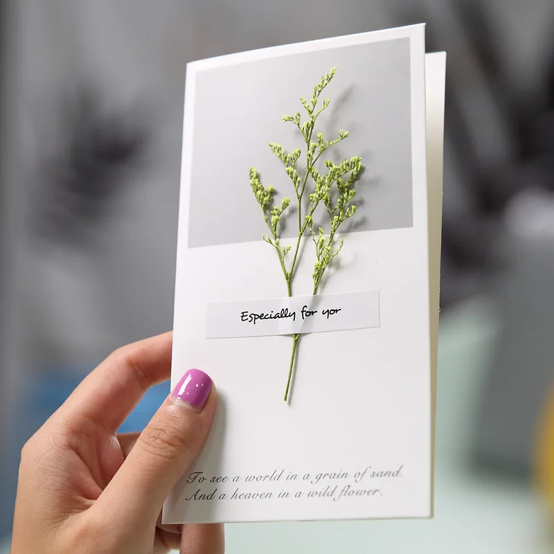 WorldBazaar Valentinstagskarte Mit Blumen-Motiv – Grußkarte Für Freunde, Familie & Liebste