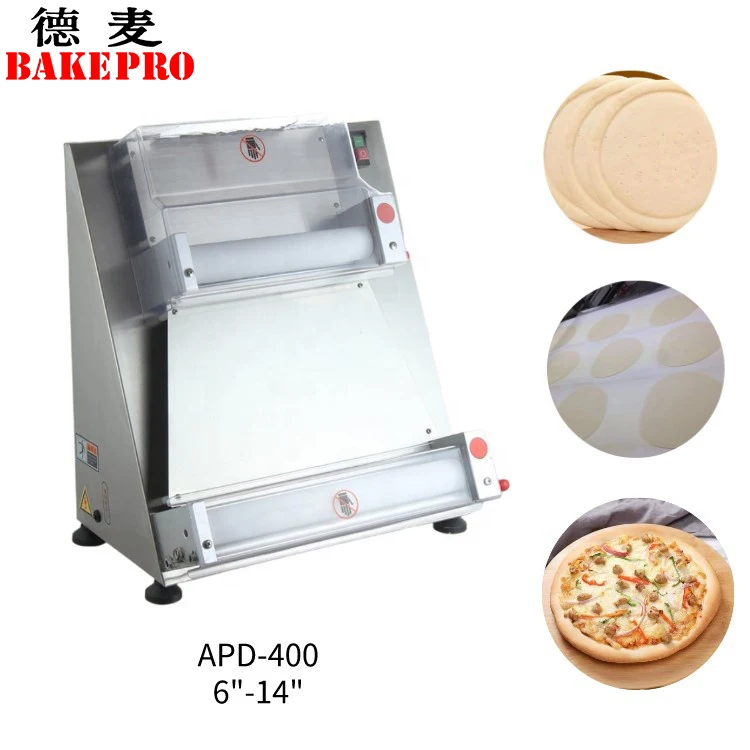 Bake Pro APD-400 Commercial Round Dough Moulder Baking Machine 16" Pizza Dough Roller of Bakery Equipment Pizza Dough Moulder