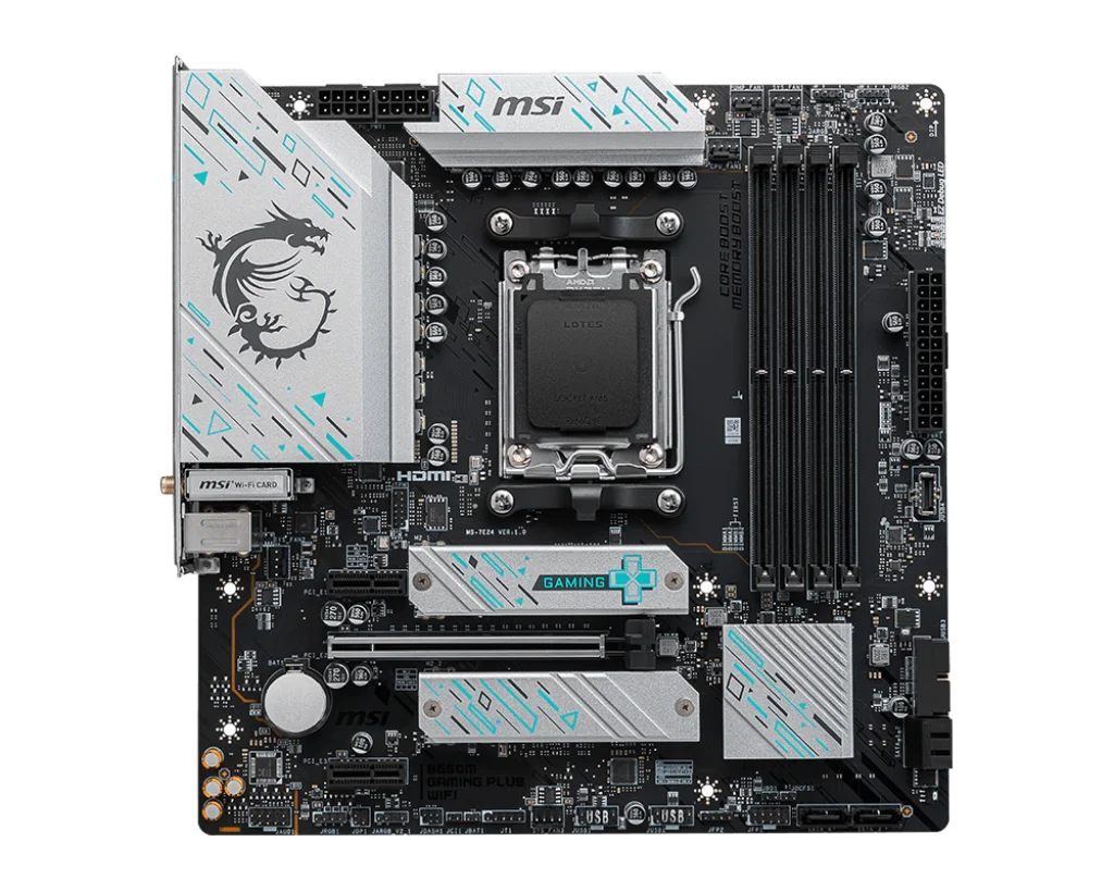 MSI B650M GAMING PLUS WIFI - AMD Motherboard for AMD Cpus