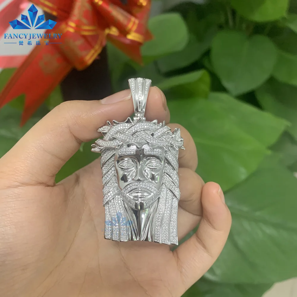 Iced out custom 925 discount sterling silver 3d brown buddha religious harm pendant /gift for him / gift for her / religious jewelry / free shipping