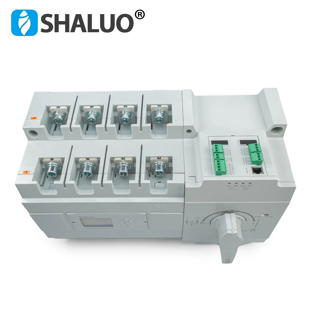 ATS Dual Power Automatic Transfer Switch 63A 100A 125A 160A 250A 400A 630A AC220V Diesel Generator Auto Changeover Switch