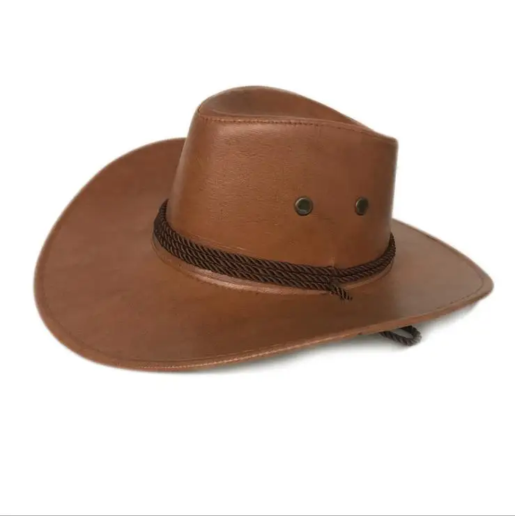 brown cowboy hard hat