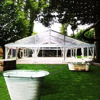 5x10m 10x15m Clear Span Outdoor Aluminum Alloy Transparent Party Wedding Tent For Sale