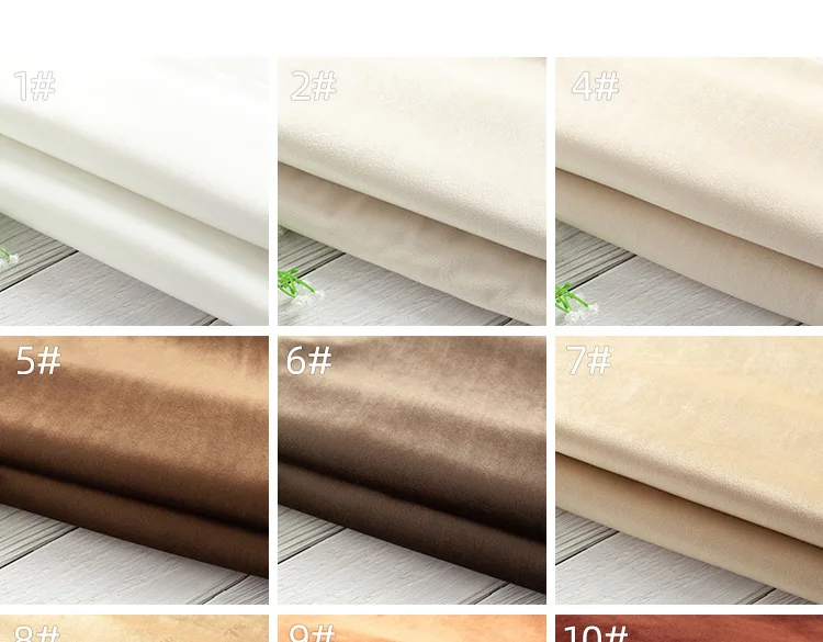 Super Soft Home Textile Velvet Fabric 100 Polyester Knitted Medium