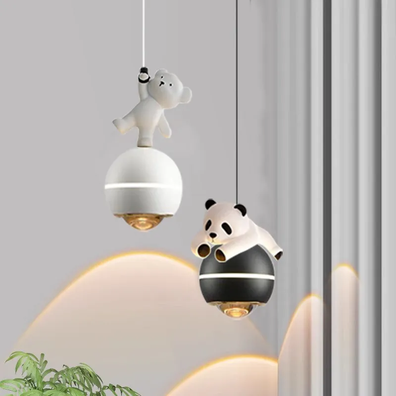 Justerbar höjd aluminiumhänglampa med LED-belysning, 3 års garanti – modern minimalistisk hänglampa för sovrummet eller sängsidan, lämplig även för barnrum