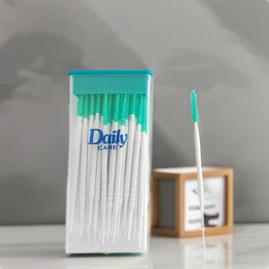 Daily Care Factory Price Customize Logo Disposable Soft Rubber Toothpick Multi-purpose Soft Interdental Picks Free Sample