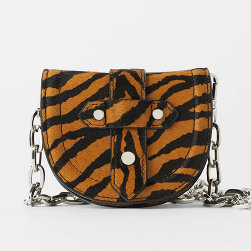 tiger print purse