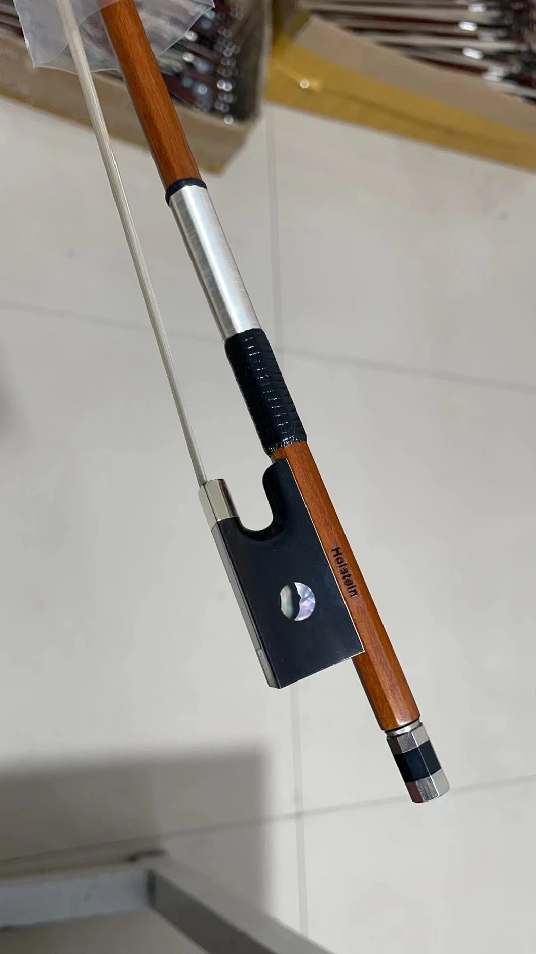 全尺寸黑色小提琴微调批发小提琴调谐器配件4/4