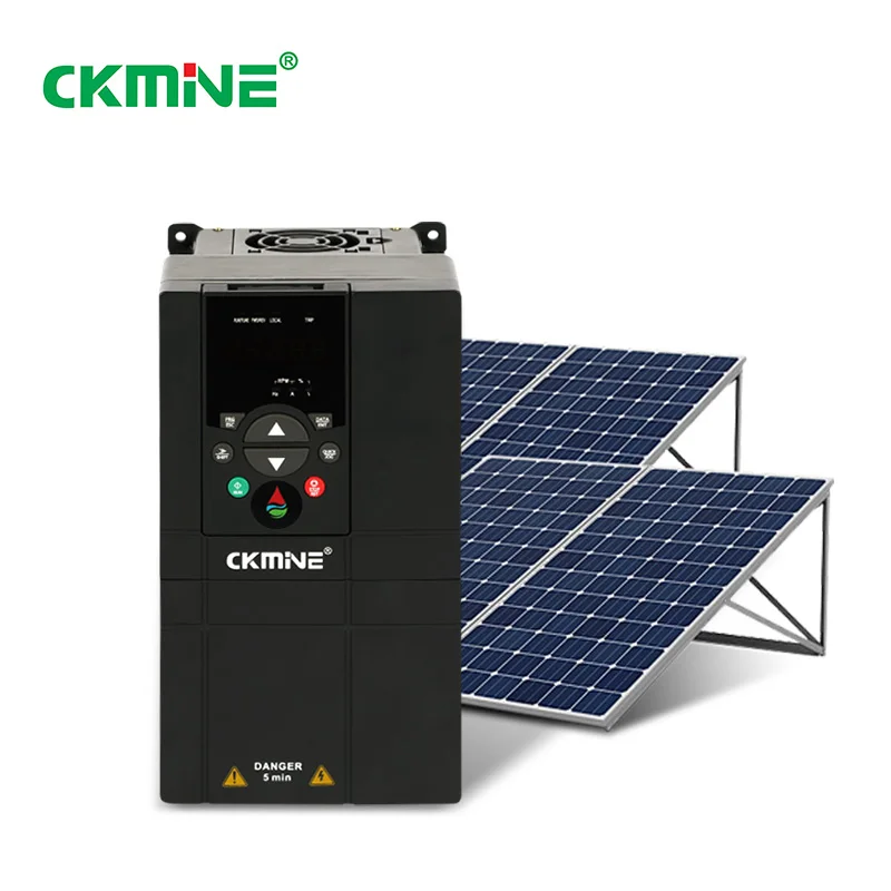 CKMINE 15 kW 380 V Alimentation triphasée Pompe solaire hybride MPPT hors réseau avec onduleur VFD pour systèmes d'irrigation
