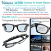 Anti-lumière bleue transparente W600-camera-sun-smart-AI-glasses