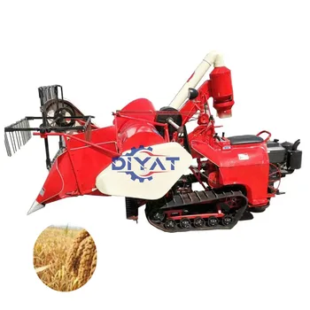 favorable mini 1.1 cutting width wheat and rice combine harvester applicable for mountains