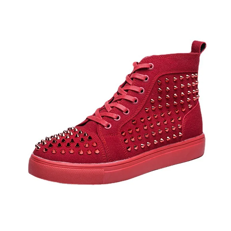 Source Alisa footwear Red Bottom Shoes Men Real Leather Famous