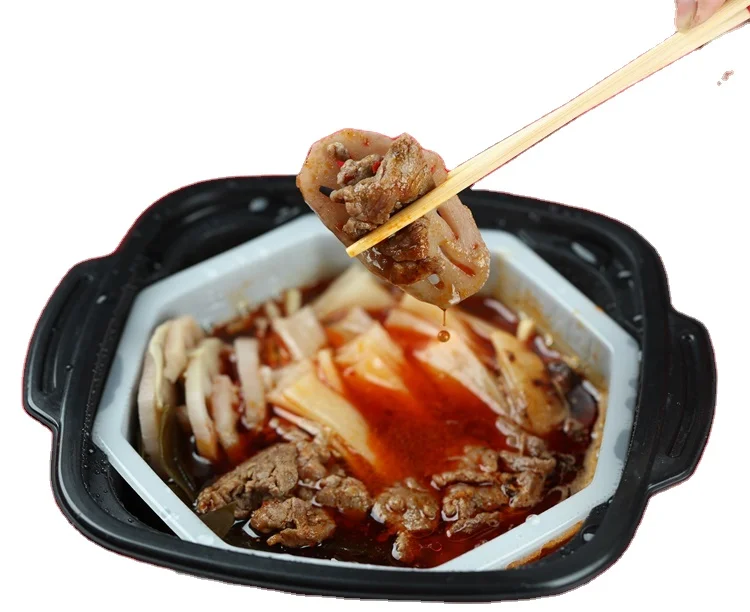 Hot-selling halal beef falvor instant food hotpot self heating food