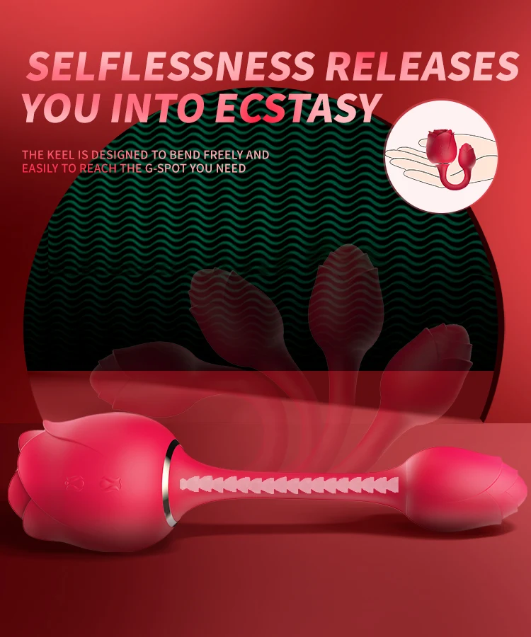 S-HANDE Drop Shipping Suction Vibrator G Spot Rose Clitoris Sucking Vagina Vibrator Sex Toys For Woman_voghion.com