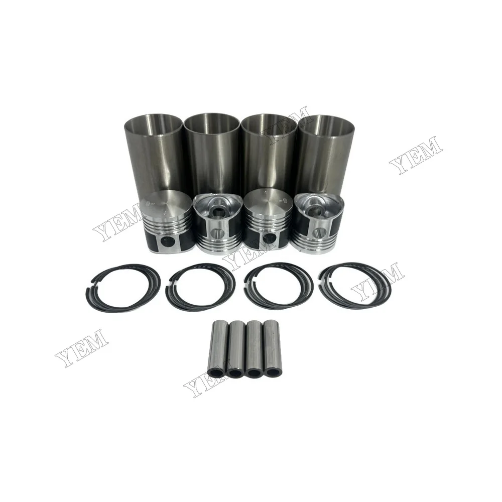 Cylinder Liner Kit Suitable for Mitsubishi K4C Universal Engine Parts 4