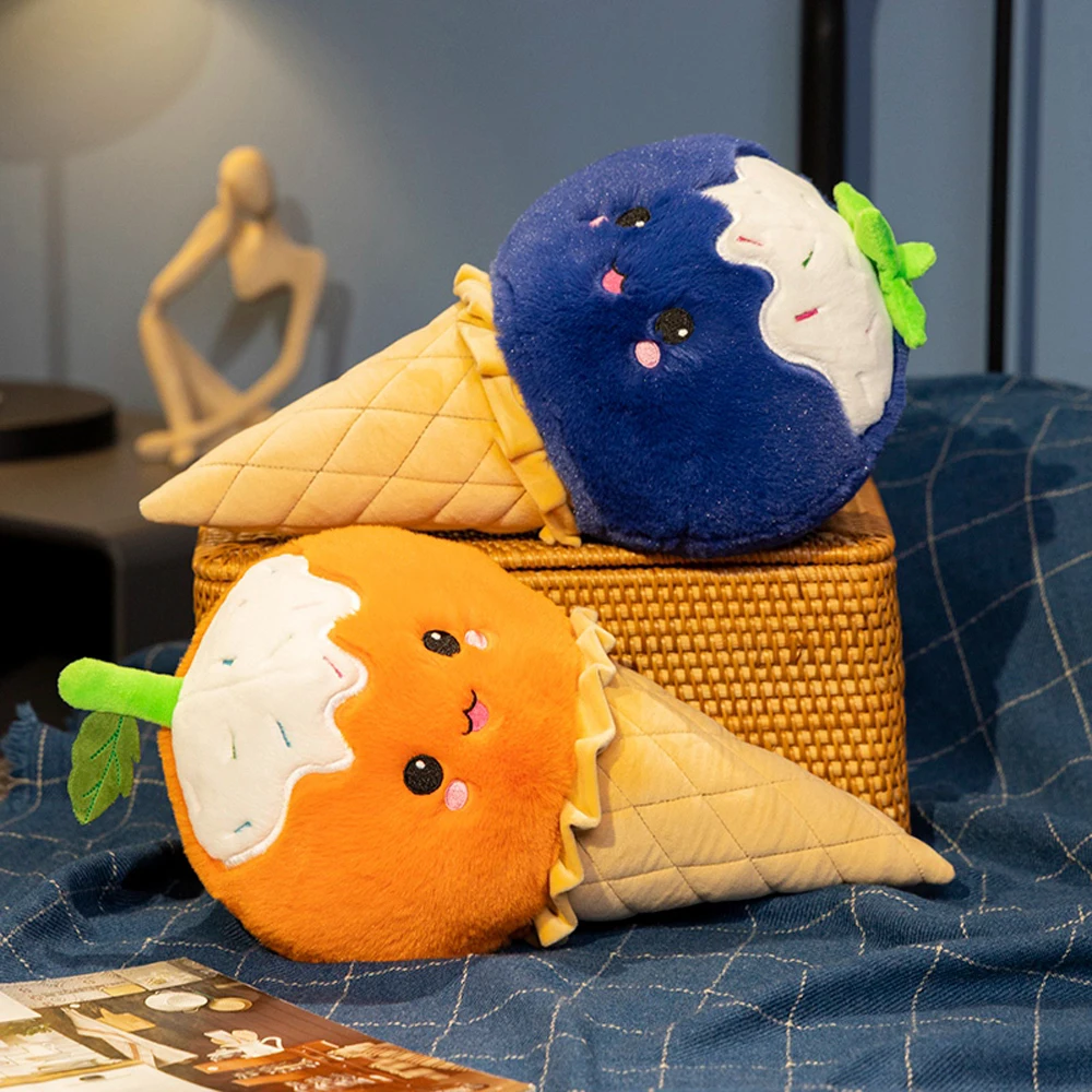  Amuseables Ice Cream Cone ぬいぐるみ 🌟 Jellycat Ice Cream Cone Amuseable Cuddly Soft Plush