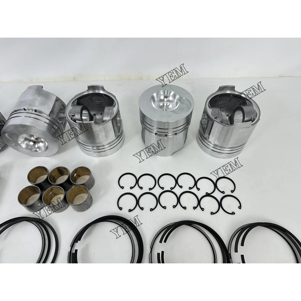 Agricultural Engine Parts LR6108 Piston Piston Ring Assembly for YTO LR6108 Piston Piston Ring Assembly 4