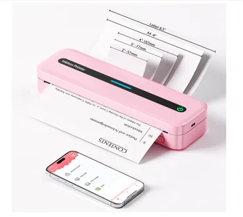 Phomemo A4 ポータブルプリンター ワイヤレス 300DPI ミニインクレ