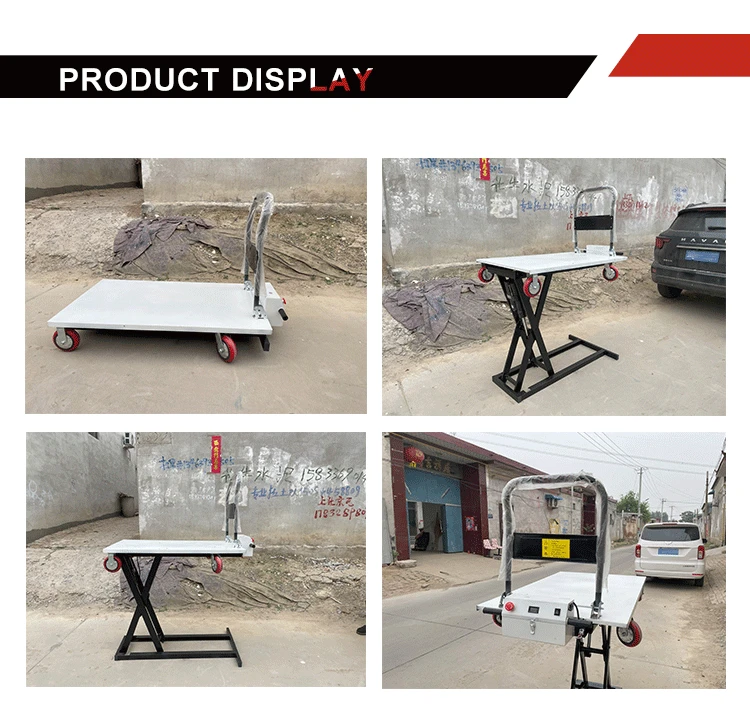 Unloading Trolley Machine Foldable Electric Lifting Trolley with Automatic Loading/Unloading ...