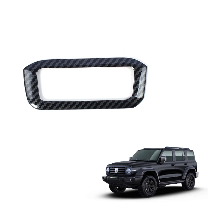 Накладка переключателя фар для GWM Tank 300 Аксессуары ABS Carbon Fiber Pattern Lamp Switch Button Decoration Interior Accessories