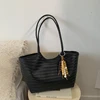 Sac fourre-tout en PU - couleur 2 - 37*12*19cm