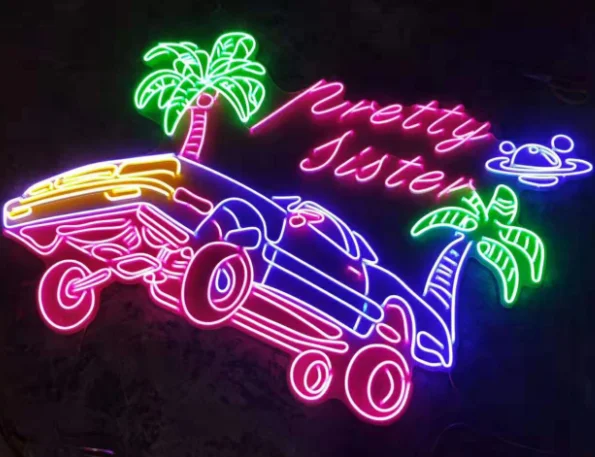 insegna al neon di birra 2497368 Arte vettoriale a Vecteezy