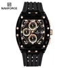 2 Black Case Rose Dial