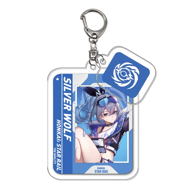 Porte-clés Honkai Star Rail - Acrylique - 5 Cm - Pendentif Déco Pour Sac, Clés, Fans De Jeu - 4