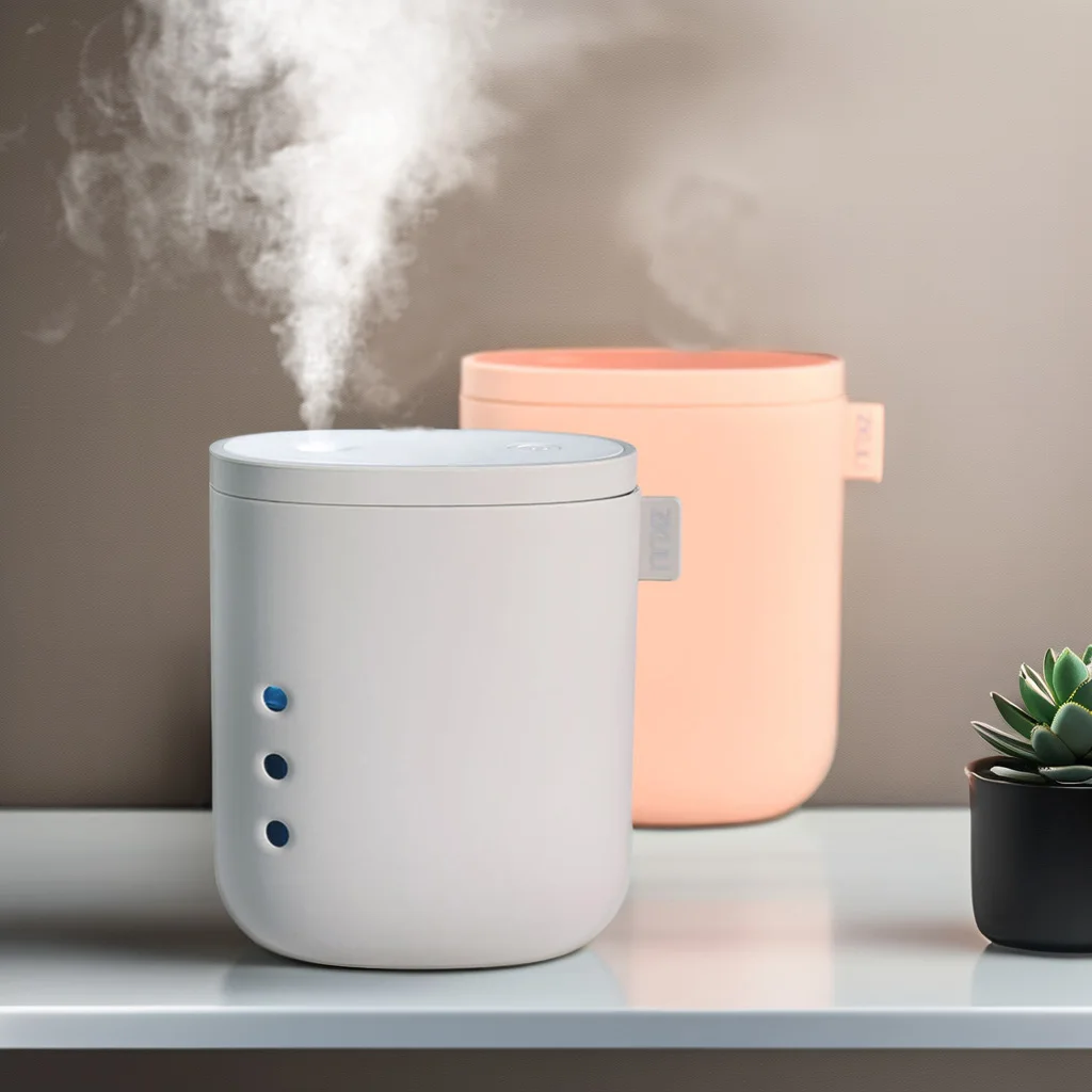 Travel Mister Fog Atomizer Personal Space Ultrasonic Cool Mist Humidifier for Bedrooms Mini Nebulizer 1-Year Aromatherapy