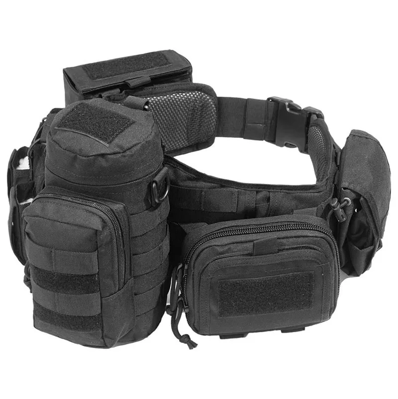 High Duty High Material Comfortable Tactical Belt Tactical Duty Belts Breathable Mesh Utility Belt with Accessories Pouches