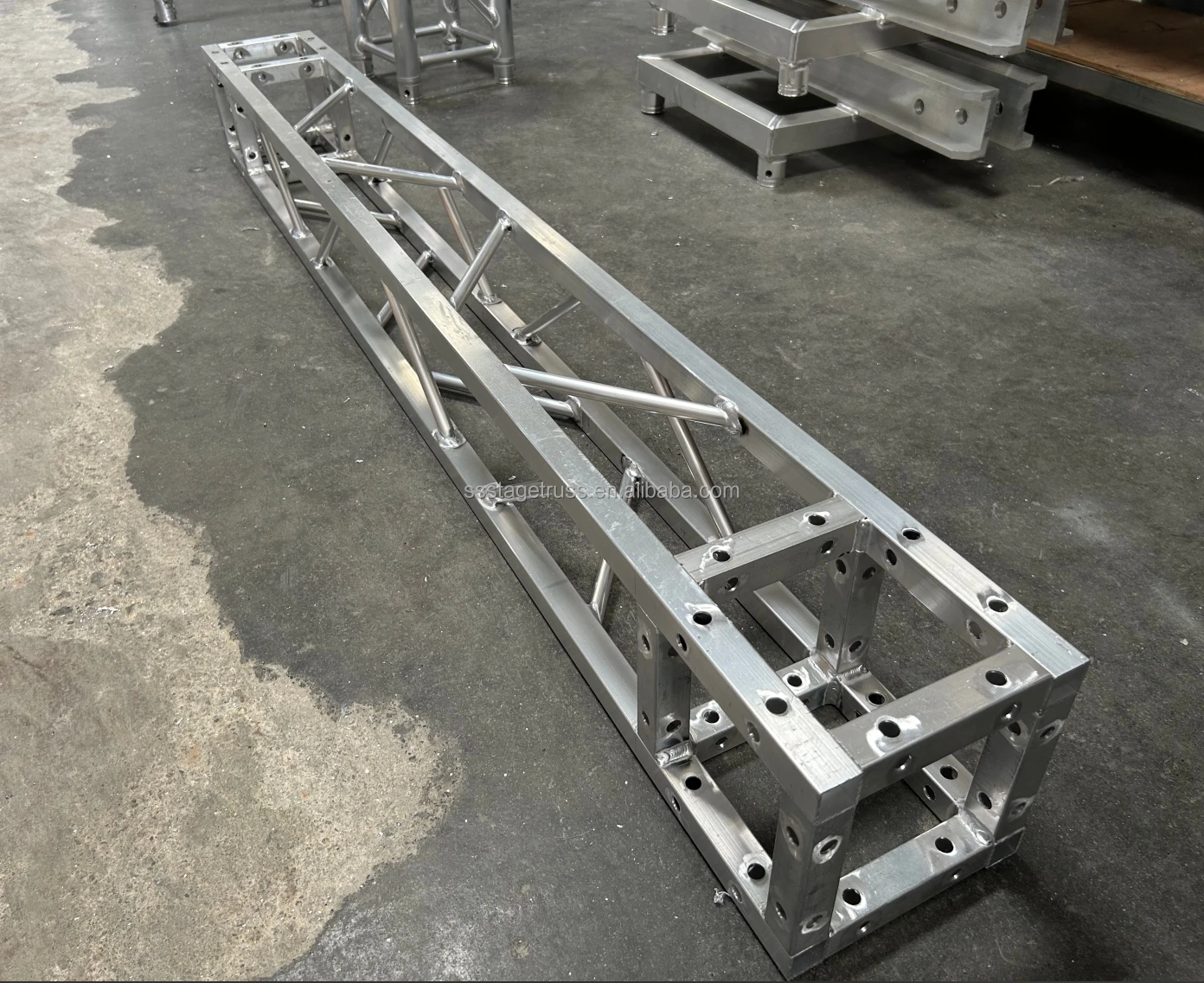 product aluminum alloy durable small exhibition truss advertising background display truss structure-8