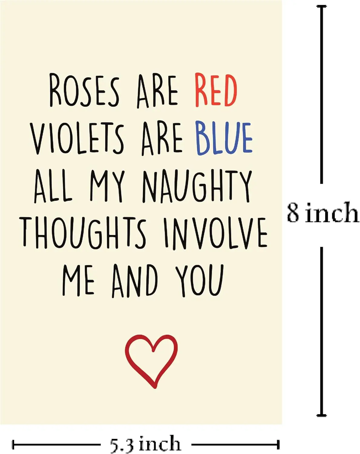 Funny Greeting Card with Envelope Custom Anniversary Romantic Birthday Card Hilarious Gifts