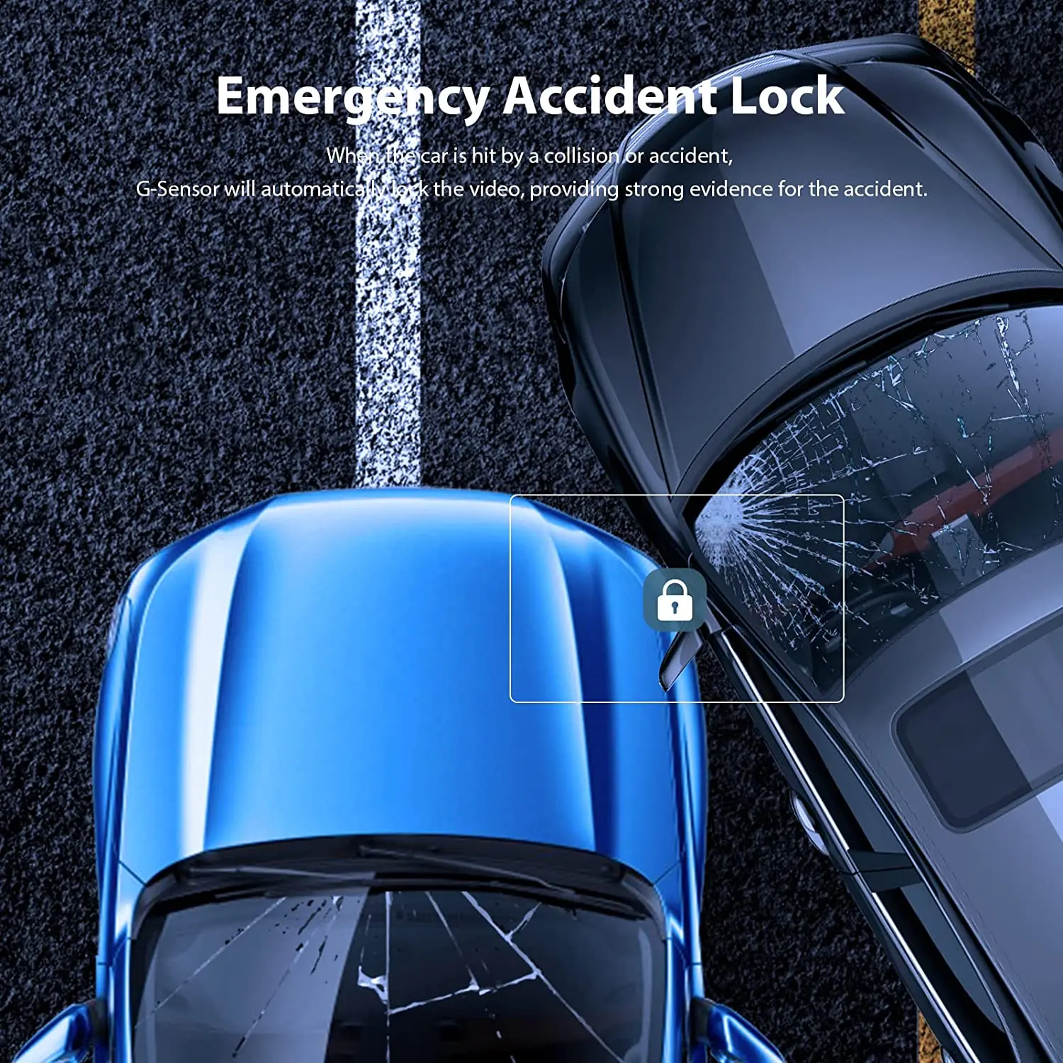 2022 New 4k&1080p Wifi Mirror Dash Cam 12" Front And Rear View Mirror