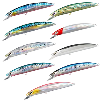 CHEERY Saltwater Jerkbaits Leurre De Umpan Flouder Slow Pitch Sinking Minnow Hard Fishing Lure – Minnow – view 4