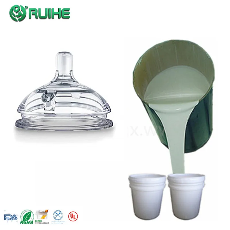 Free Sample 70 Shore Hardness LSR Liquid Silicone Rubber for Pacifier and Baby Nipples