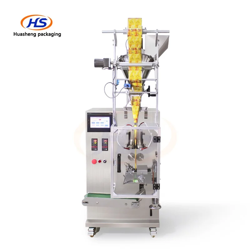 HS240F 3 Side Seal 4 Side Seal Instant Coffee Sachet Packing Machine with Auger Filler