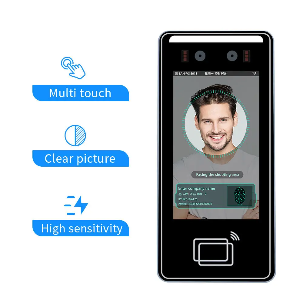 Android Visitors Management Door Controller Facial Devices Ai Biometric Products Face Recognition Access Control System
