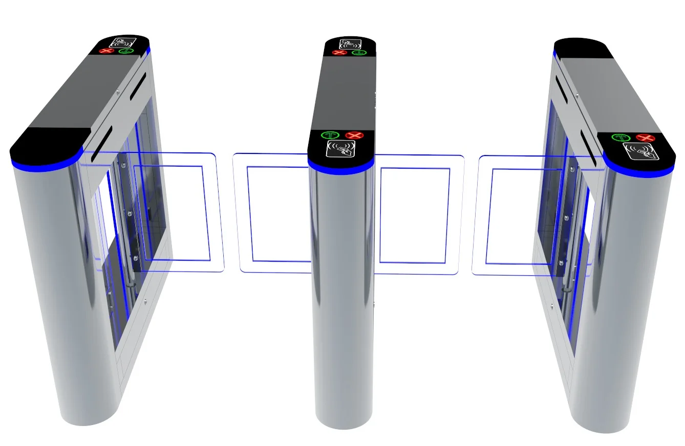Ticket Validation Crowd Management Biometric Authentication Pedestrian Access Swing Turnstile Gate
