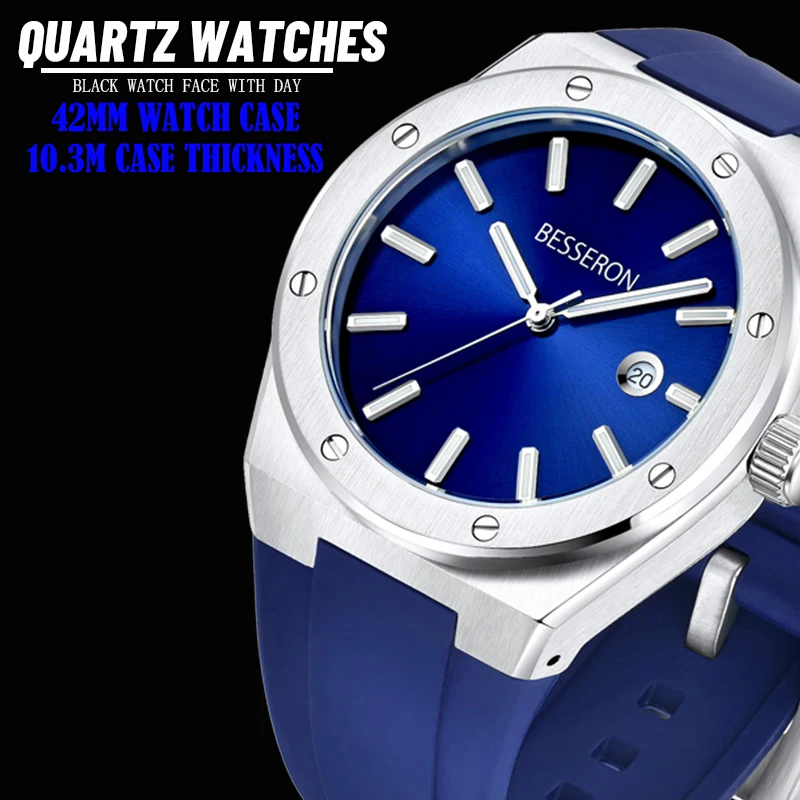 Mema Watch Quartz Japan Movement Atm Stainless Steel