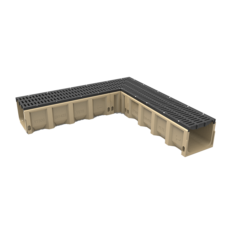 
E600 CO 6 дюймов. * 5 футов. Высокопрочный полимерный дренажный канал с крышкой из ковкого чугуна для дренажной системы водоемов 