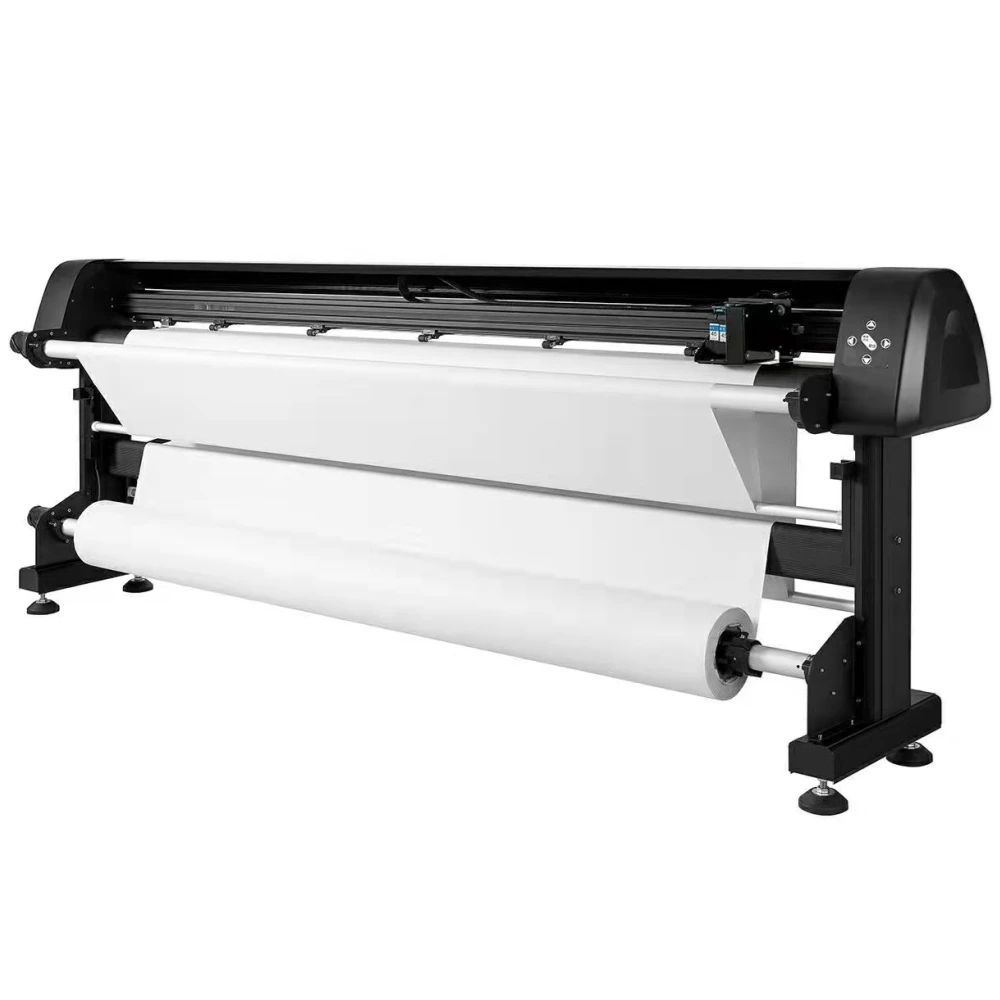 One and Dual Paper Roller CAD Inkjet Garment Plotter for Construction Works HP-GL File