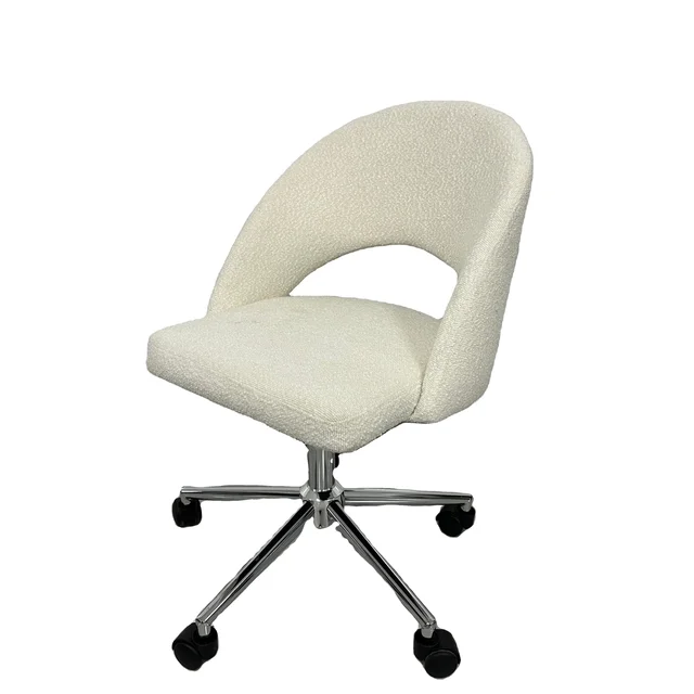 Boss Small Gaming High Back Cross Legged Swivel Pink Manager Home White Modern Luxury Leather Executive Ergonomic Chair