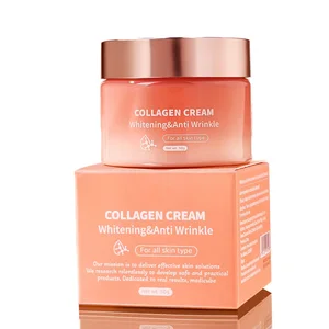 Women's Beauty Hydrating Collagen Face Cream Moisturizing Anti-Wrinkle Whitening Day Night Skin Care Products  Collagen