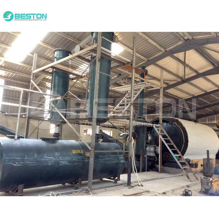 Beston Quick installation used tire to fuel pyrolysis plant