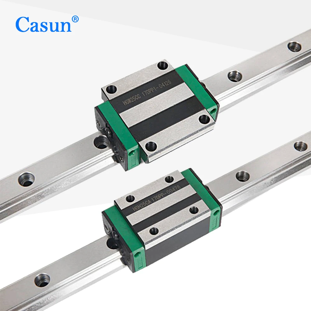 Casun Mini Linear Guide Slide Rail CNC Small Stage Actuator Screw Lead Motion Nema Robot Part Stepper Motor No Service Aluminum